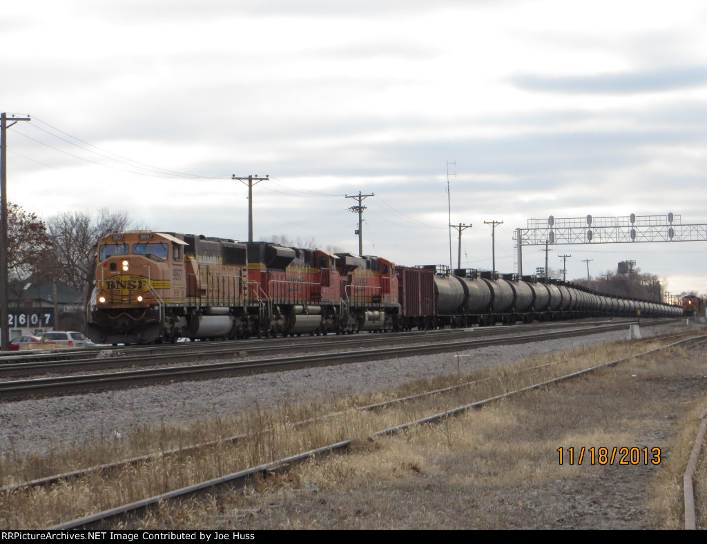 BNSF 9897 West